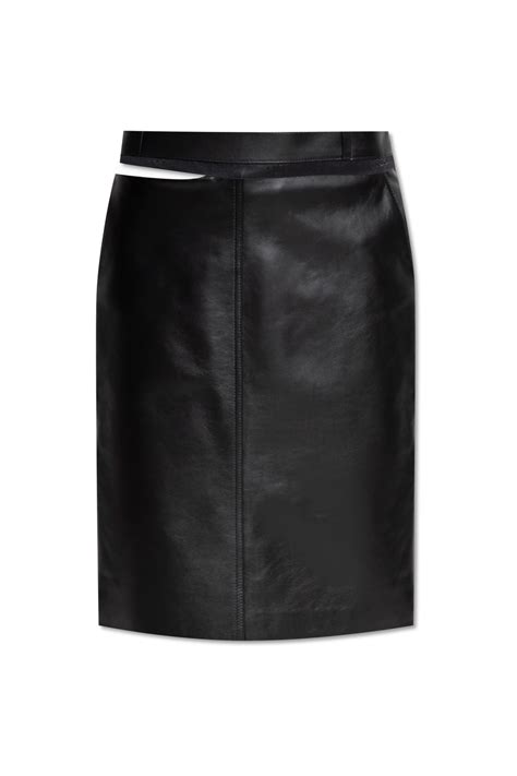 ebay fendi leather skirt|fendi skirt with plaid blouse.